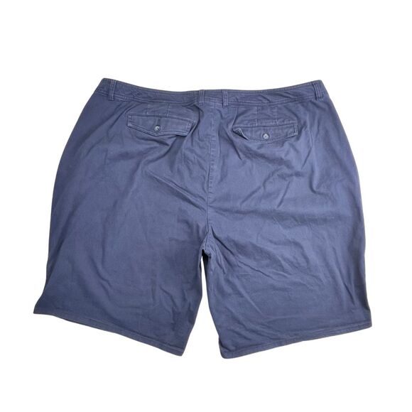 Lane Bryant Shorts Womens 28 Navy Blue Chino Belt Loops Preppy Casual Flat Front - Picture 2 of 10